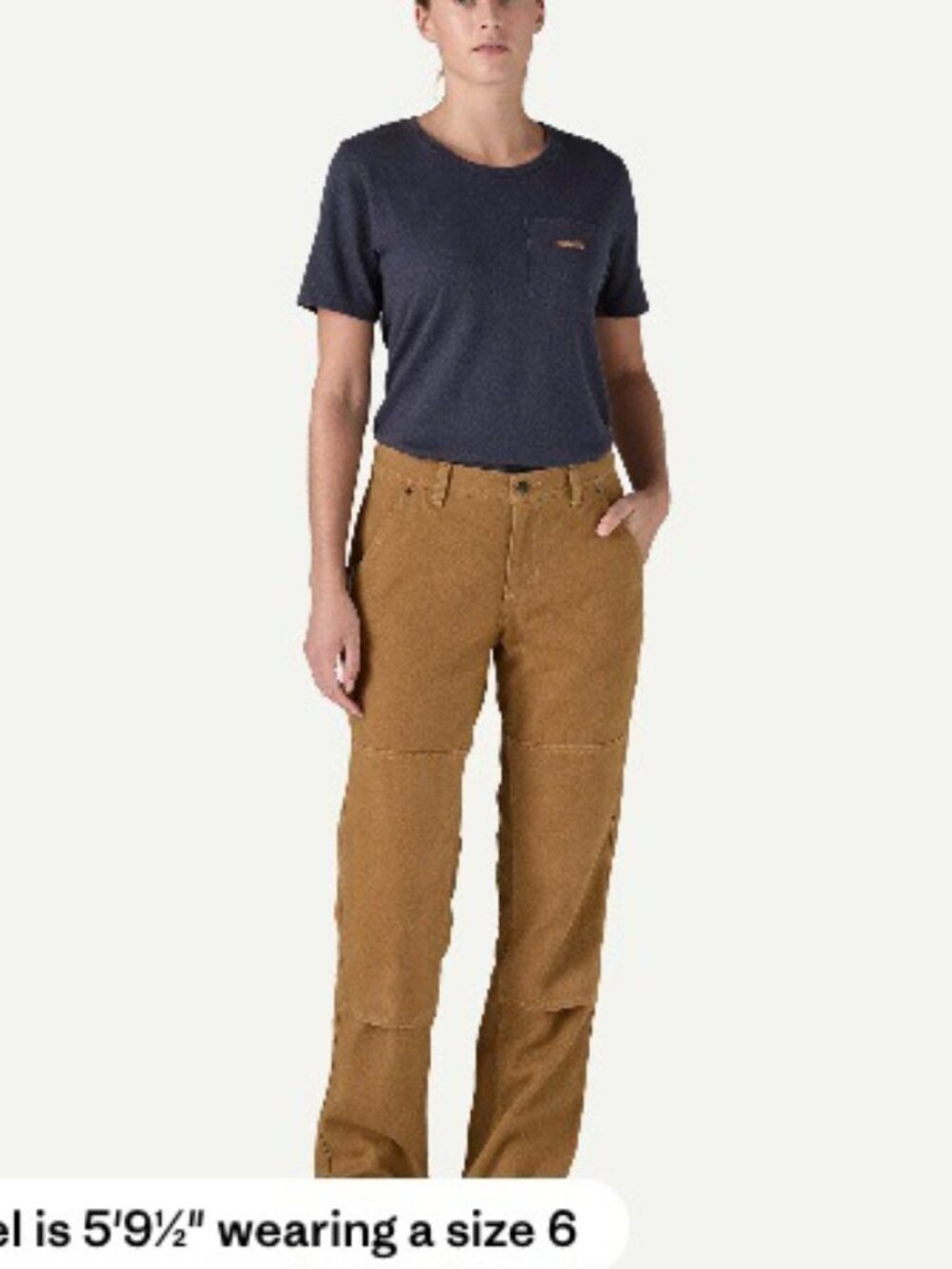 Patagonia Women's Iron Forge® Double Knee Work Pants, Color: Coriander Brown